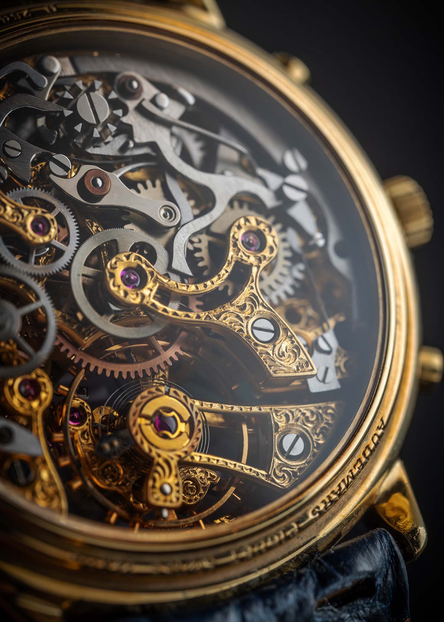 Audemars Piguet Skeleton Chronograph Yellow Gold 25563BA